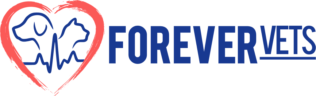 Logo For Forever Vets Animal Hospital In Color