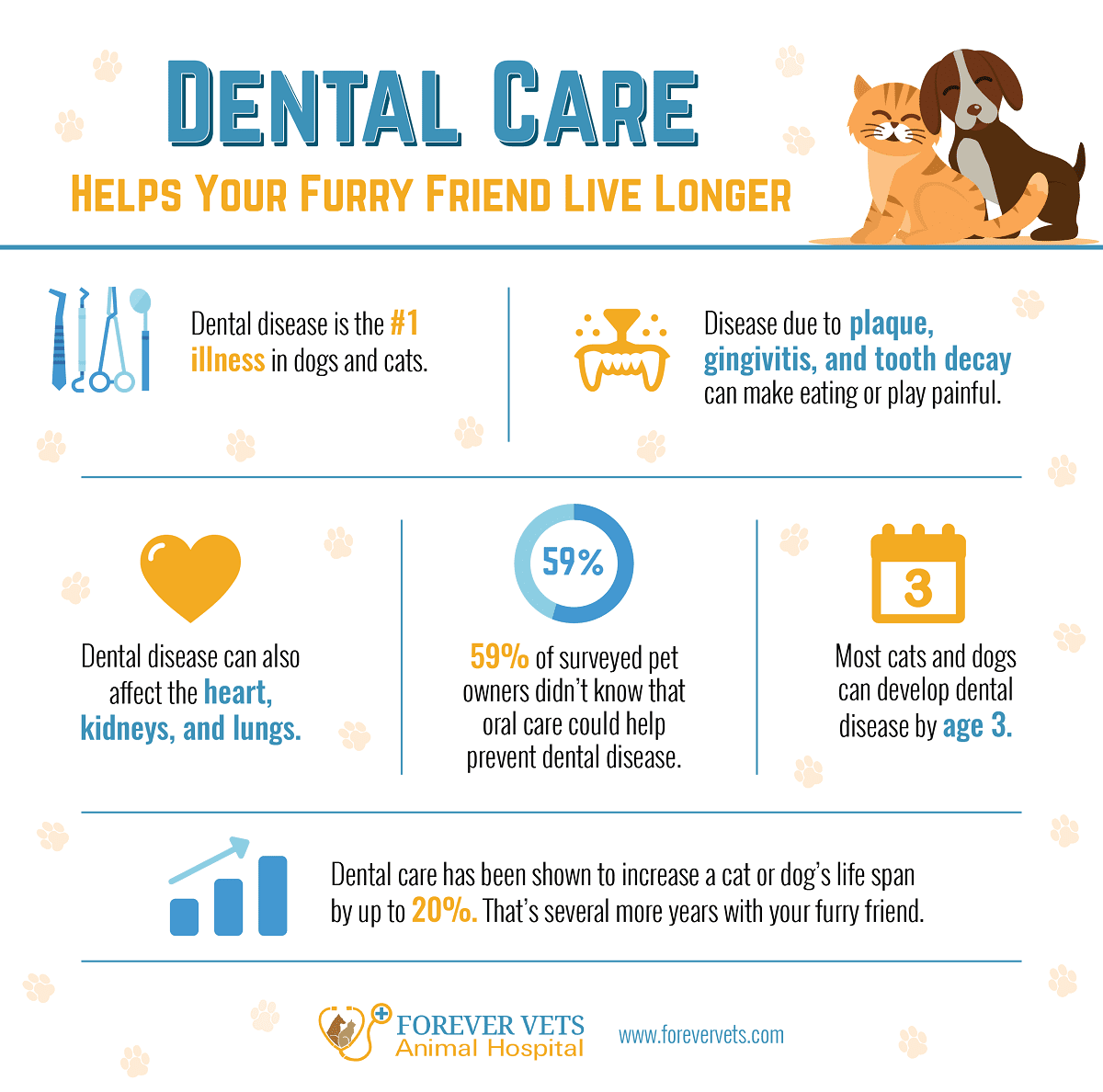 DENTAL CARE HELPS YOUR FURRY FRIEND LIVE LONGER
