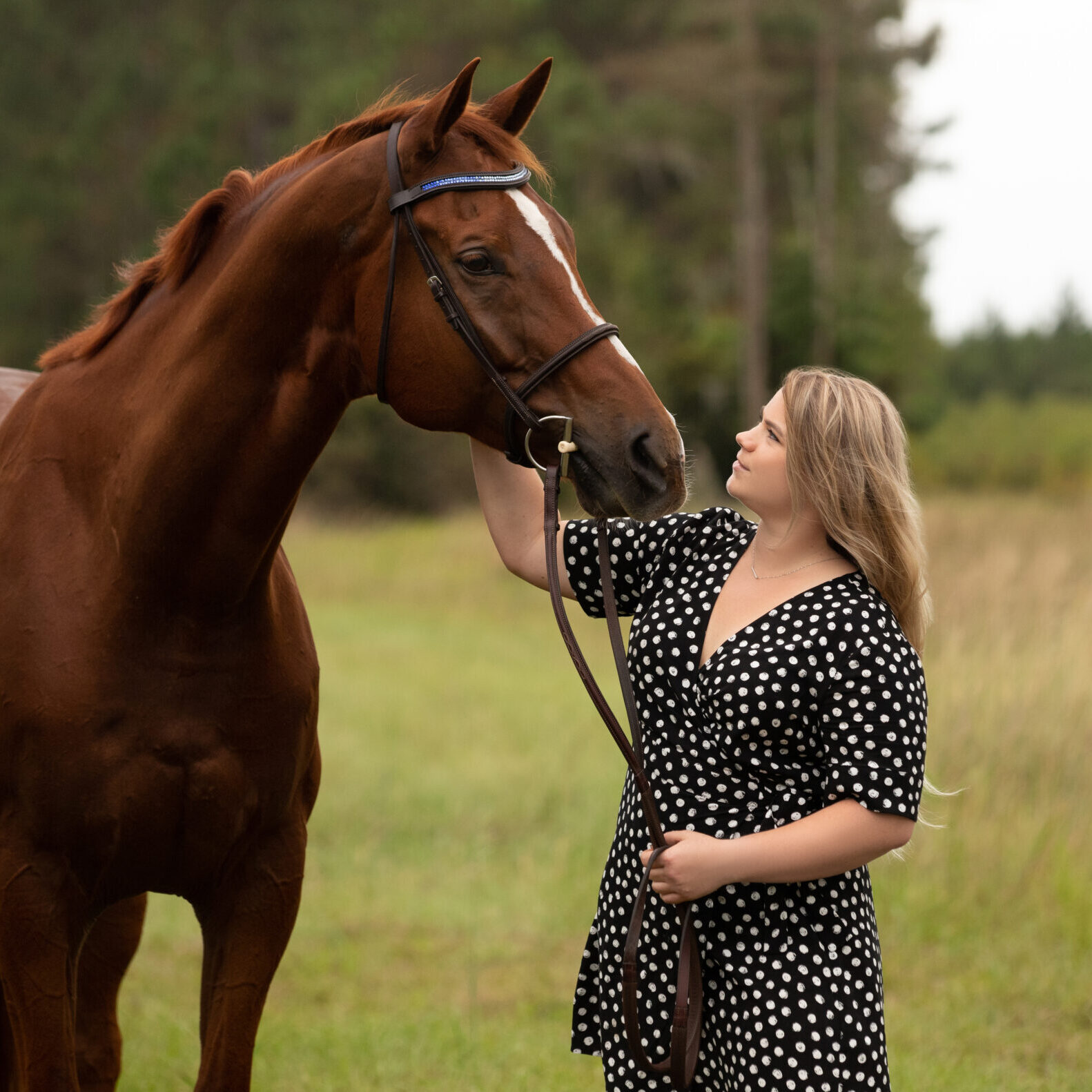 Dr Pittman with her horse